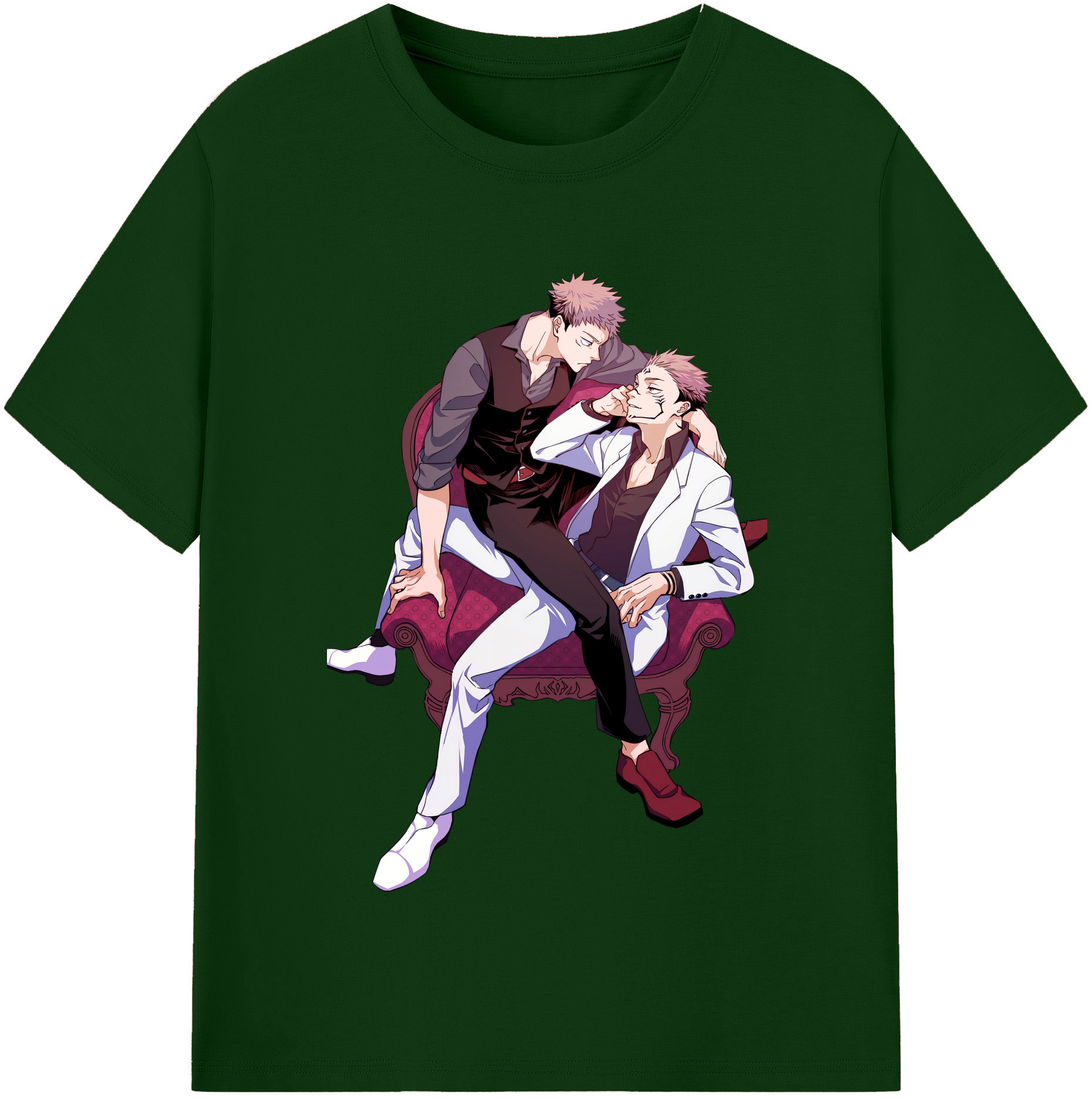（画像用） 呪術廻戦 Jujutsu Kaisen 綿100％半袖Tシャツ（フロントプリント）